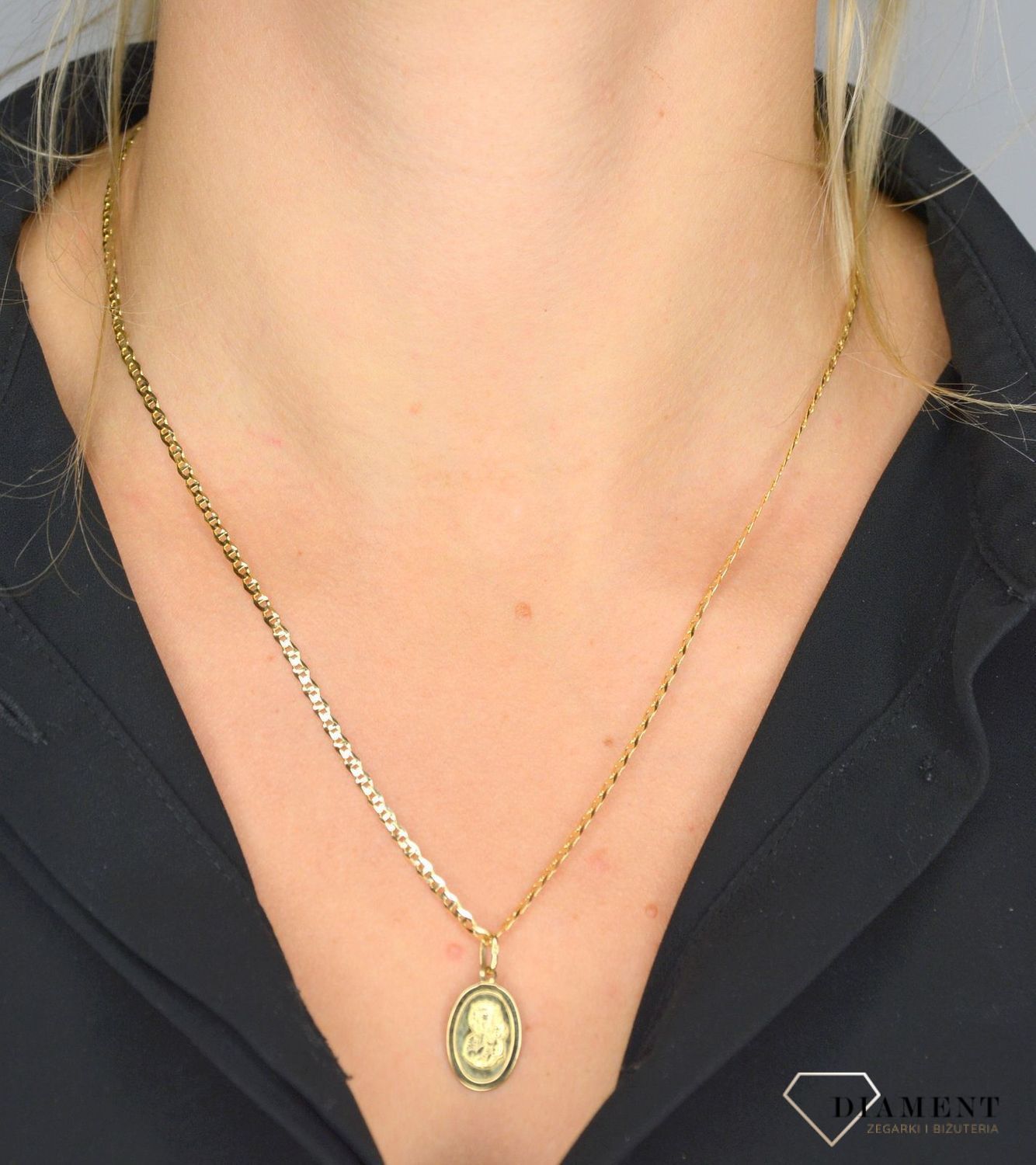 Złoty łańcuszek 585 marina 2,5 mm BKŁ000000-438 2,5mm.jpg